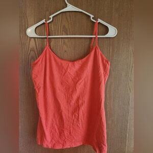 Old Navy Orange Fitted Sleeveless Camisole